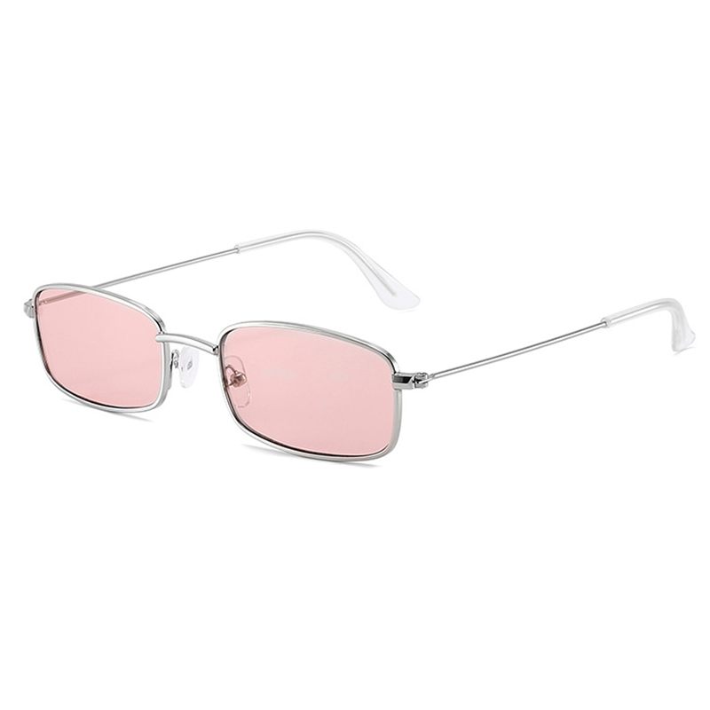 Gafas de sol cuadradas unisex con montura pequeña retro