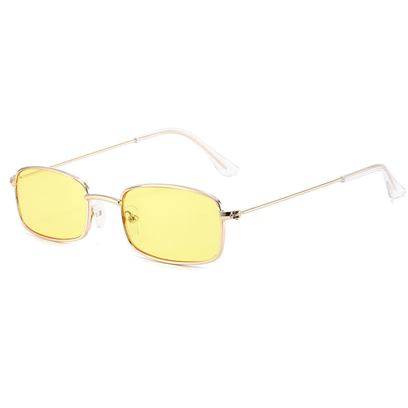 Gafas de sol cuadradas unisex con montura pequeña retro