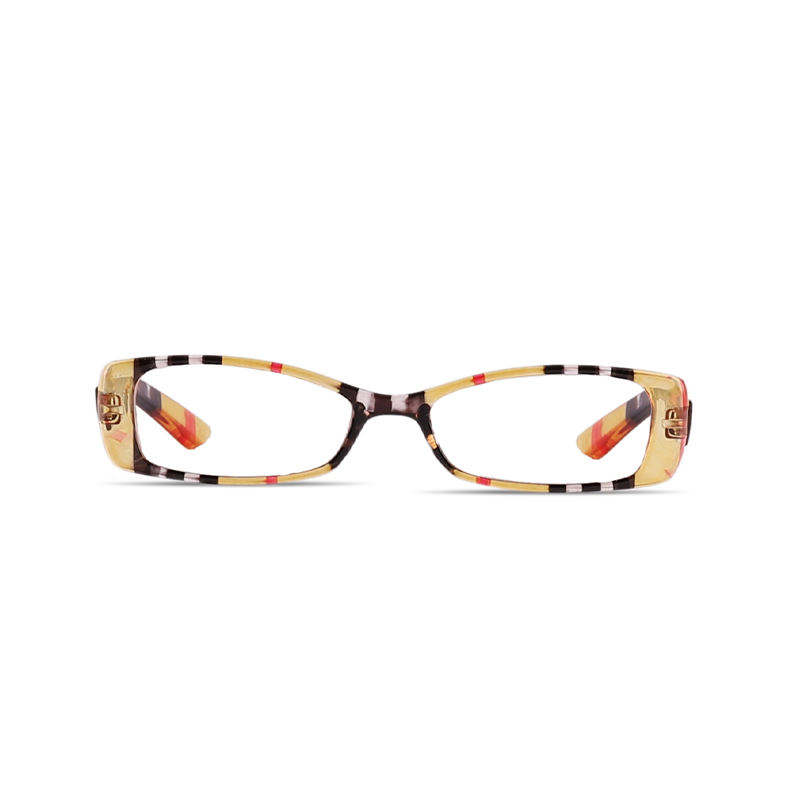 Gafas ópticas presbiópicas azules antis de mujer con estampado retro