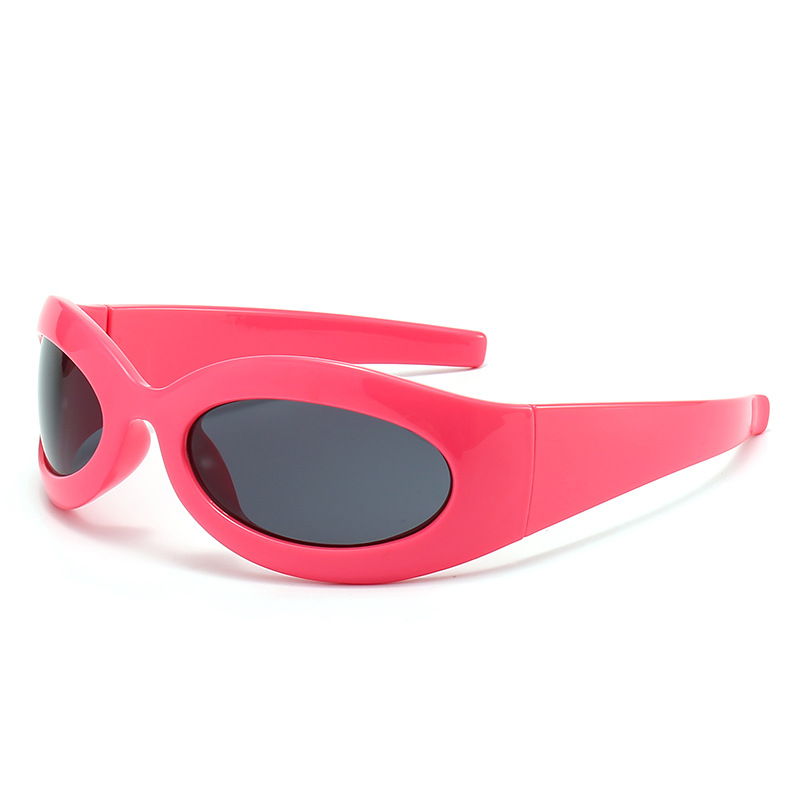 Gafas de sol de lujo Y2k Cat Eye Punk Sports para mujer UV400