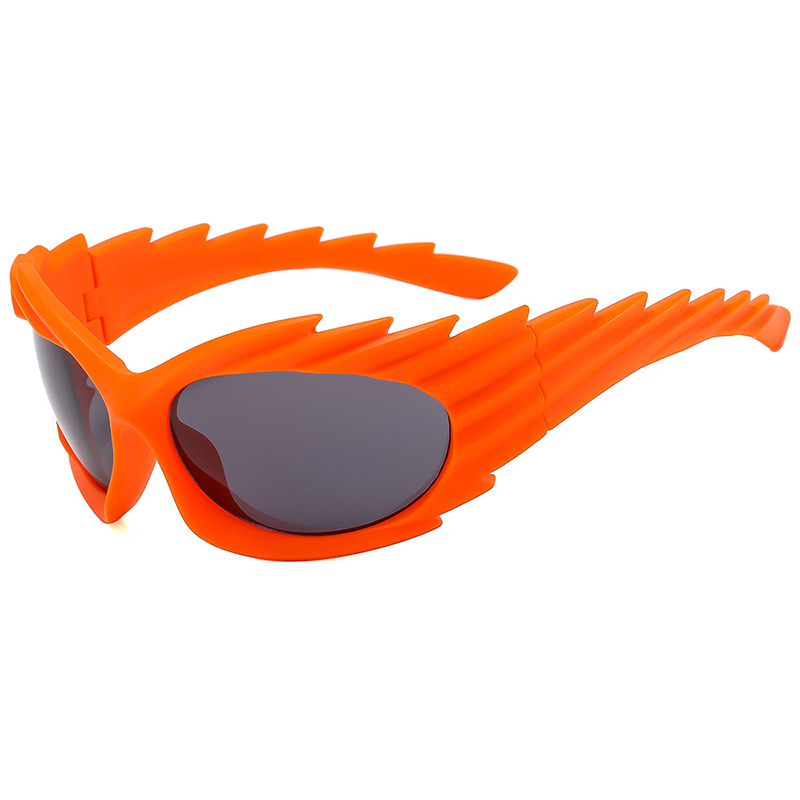 Gafas de sol deportivas unisex con forma de erizo al aire libre Y2k